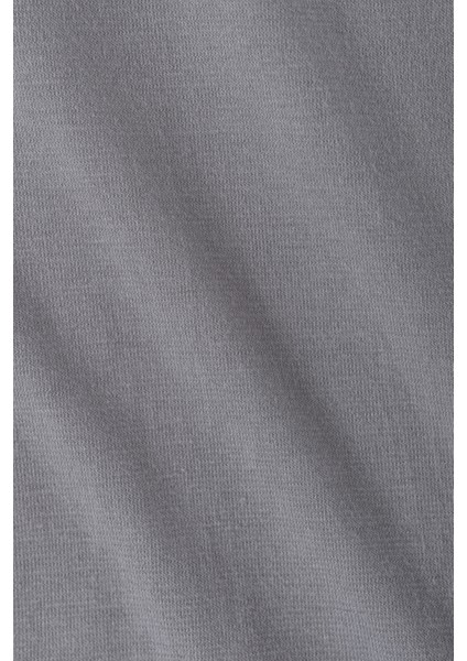 Sertifikalı Organik Pamuklu Lastikli Çarşaf Antrasit L Tek Kişilik - Çift Kişilik L Örme Penye