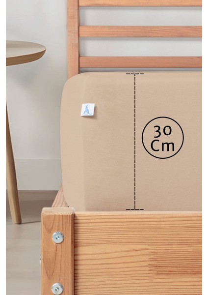 Sertifikalı Organik Pamuklu Lastikli Çarşaf Naturel L Tek Kişilik - Çift Kişilik L Örme Penye modelleri