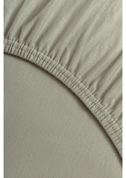 Sertifikalı Organik Pamuklu Lastikli Çarşaf Elma Yeşili L Tek Kişilik - Çift Kişilik L Örme Penye indirimleri