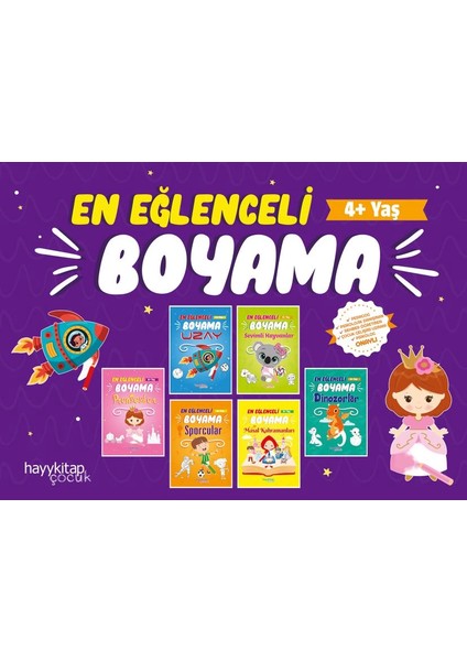 En Eğlenceli Boyama 6’lı Set