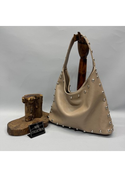 Vizon Zımbalı Tek Omuz Çantası