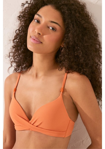 Turuncu Push Up Bikini Üstü fiyatları