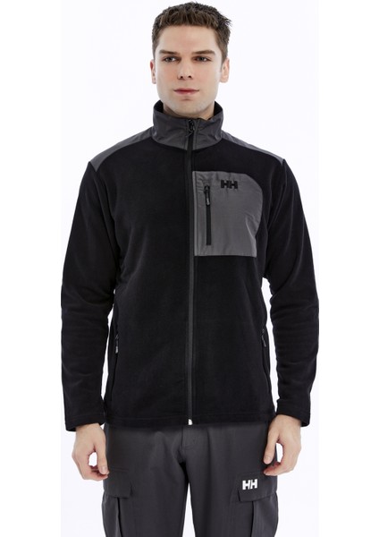 Helly Hansen Block Fullzip Polar Mont Siyah Erkek Polar