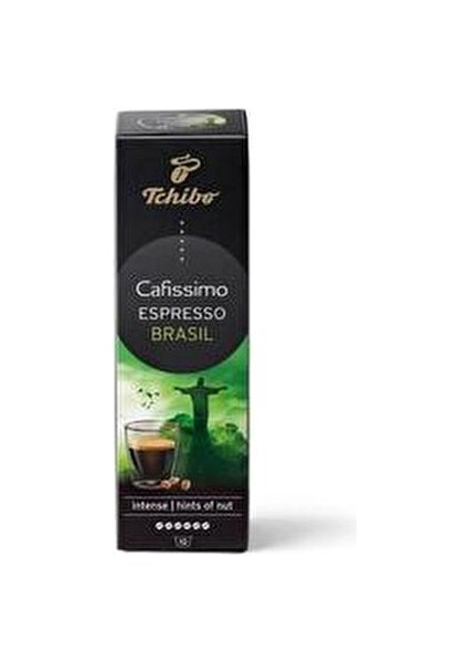 Cafissimo Espresso Brasil Kapsül Kahve 10 Adet Yoğun Aromalı İkramlık Kahve