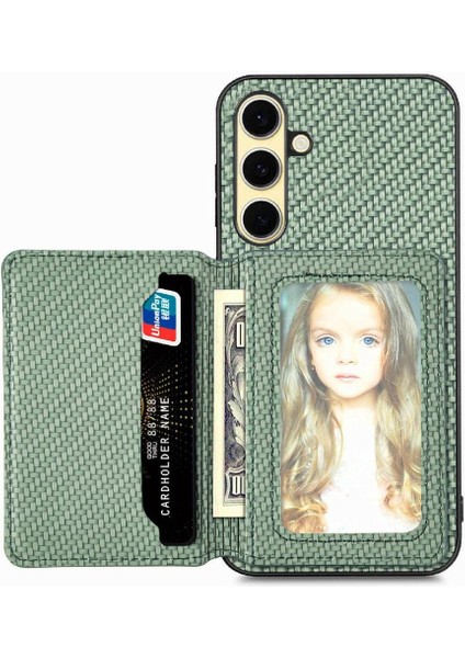 Samsung Galaxy A56 Stand Fonksiyonu Rfıd Engelleme Manyetik Kart Için Kılıf (Yurt Dışından)