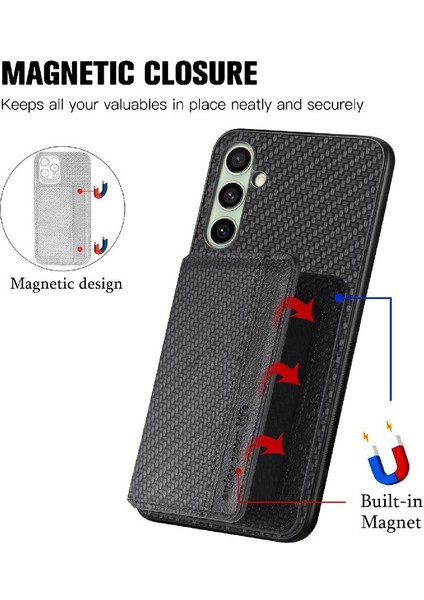 Samsung Galaxy A56 Stand Fonksiyonu Rfıd Engelleme Manyetik Kart Için Kılıf (Yurt Dışından) fırsatları