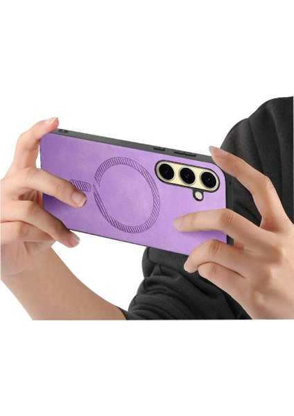 Samsung Galaxy A56 Magsafe Araba Mounts Hafif Kablosuz Için Flip Case (Yurt Dışından) modelleri