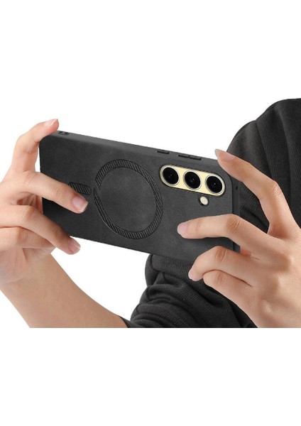 Samsung Galaxy A56 Magsafe Araba Mounts Hafif Kablosuz Için Flip Case (Yurt Dışından) modelleri