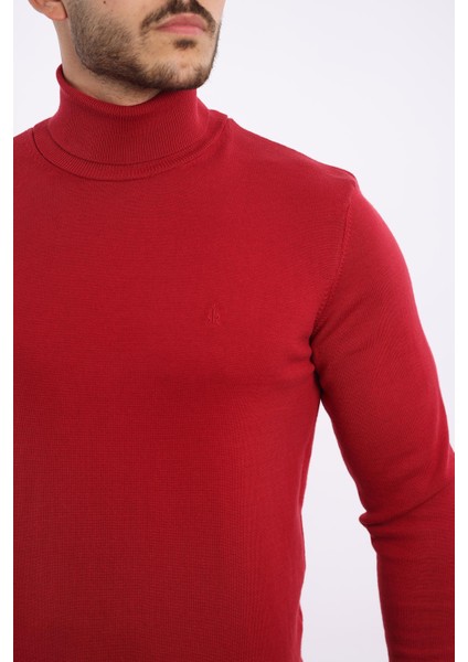 Erkek Balıkçı Yaka Triko Kazak — %100 Pamuk, Klasik indirimleri