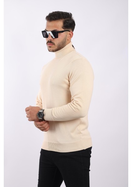 Erkek Balıkçı Yaka Triko Kazak — %100 Pamuk, Klasik fiyatları