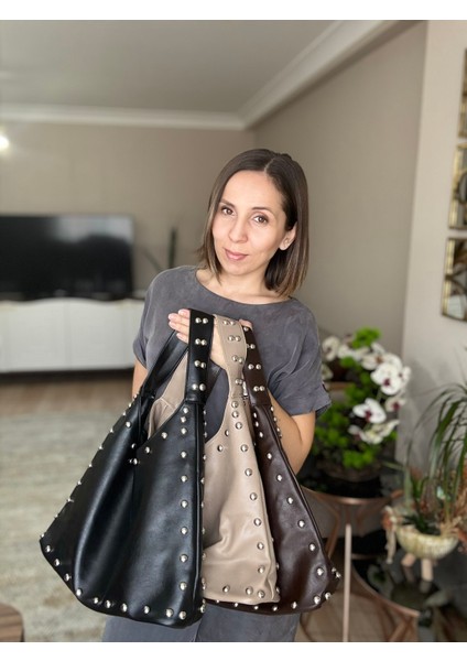 Vizon Zımbalı Tek Omuz Çantası indirimleri