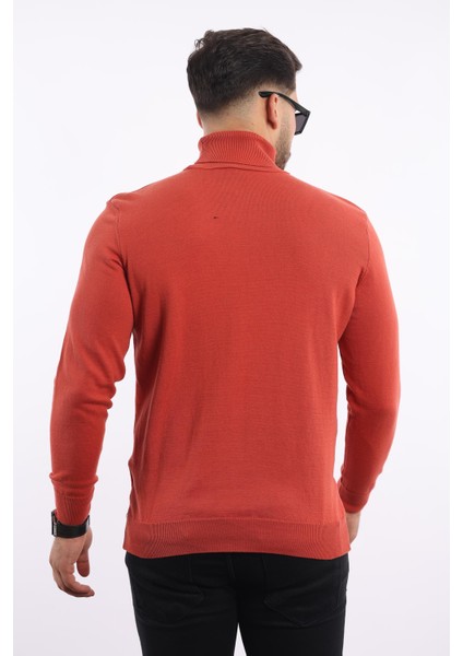 Erkek Balıkçı Yaka Triko Kazak — %100 Pamuk, Klasik modelleri