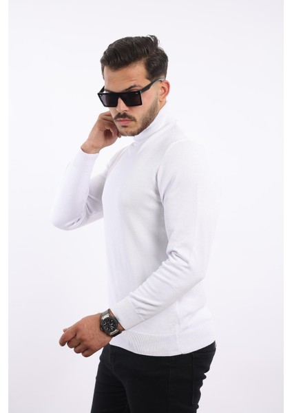 Erkek Balıkçı Yaka Triko Kazak — %100 Pamuk, Klasik fiyatları