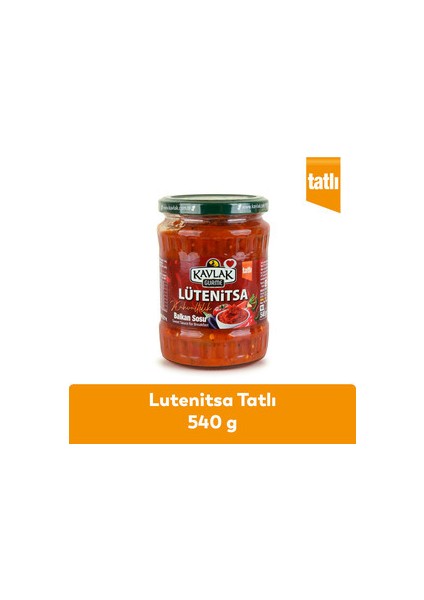 Kavlak Lütenitsa Tatlı 540 Gr Doğal Balkan Sosu Kahvaltılık Aromalı Lezzet