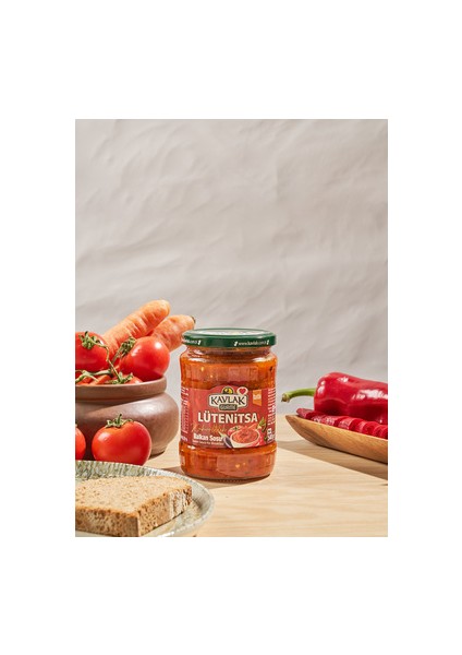 Kavlak Lütenitsa Tatlı 540 Gr Doğal Balkan Sosu Kahvaltılık Aromalı Lezzet
