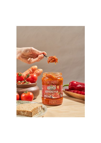 Kavlak Lütenitsa Tatlı 540 Gr Doğal Balkan Sosu Kahvaltılık Aromalı Lezzet
