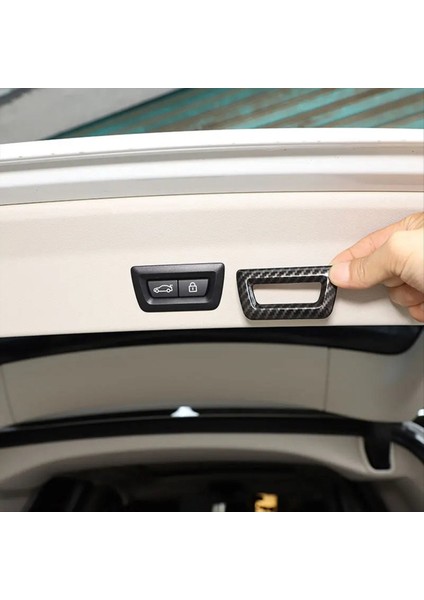 Bmw X1 F48 X3 F25 X4 F26 X5 F15 3 Seri F30 F34 F36 F10 G30 Kaya Kapı Düğmesi Kapak Trim Aksesuarları, Karbon (Yurt Dışından) fırsatları