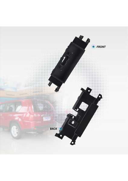 Araba Bagaj Anahtarı Bagaj Kapağı Düğmesi Tutucu Kılıf Braketi Anahtar Plaka Nissan X-Trail 2008-2013 (Yurt Dışından) modelleri