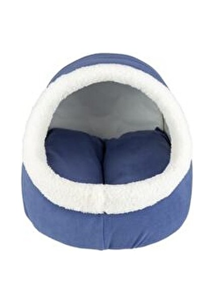 Alaska Mavi Kedi Yuvası Yıkanabilir Yumuşak Dokulu 47x40x38 cm Konforlu Tasarım fırsatları