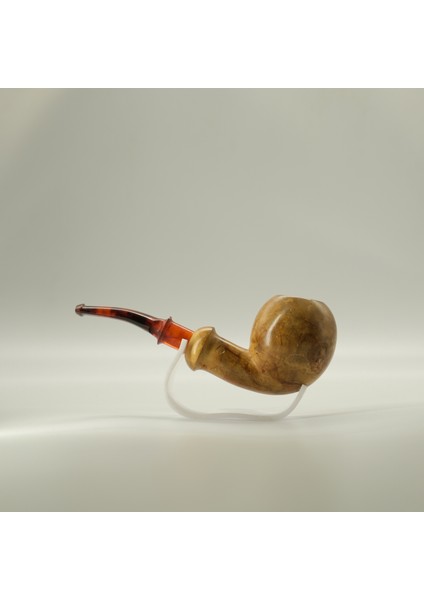 El Yapımı Ekstra Filtre Uyumlu Bal Tonlu Lületaşı Pipo – Akrilik Ağızlıklı, Kılıflı fiyatları