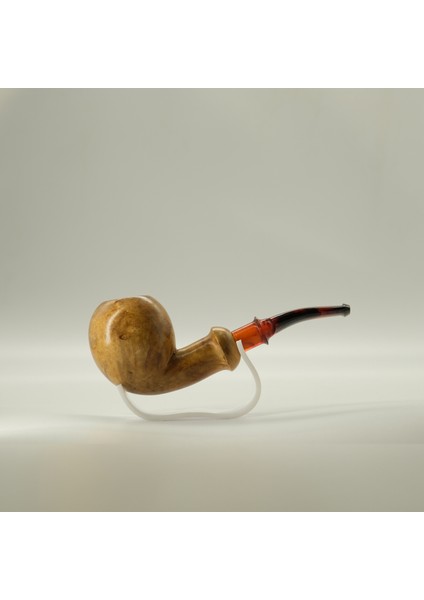 El Yapımı Ekstra Filtre Uyumlu Bal Tonlu Lületaşı Pipo – Akrilik Ağızlıklı, Kılıflı modelleri