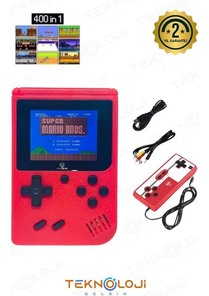 400 Oyunlu Mini Atari Gameboy Oyun Konsolu Gamebox Kollu Atari modelleri