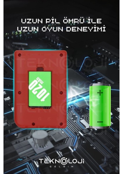 400 Oyunlu Mini Atari Gameboy Oyun Konsolu Gamebox Kollu Atari