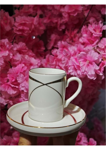 Miray Kelebek Gold File 6 Lı Kahve Fincan Takımı fiyatları