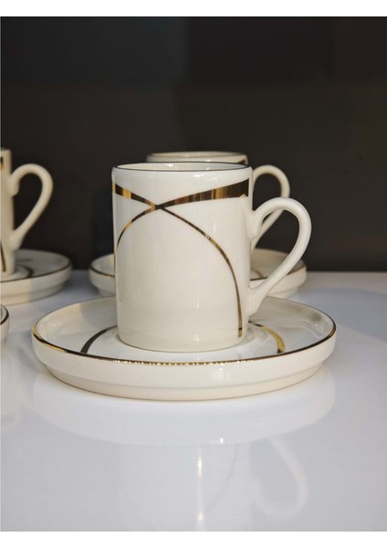 Miray Kelebek Gold File 6 Lı Kahve Fincan Takımı fırsatları