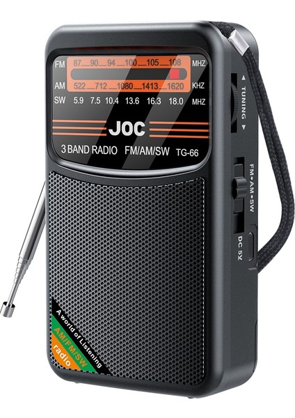 Pocket Radyosu Taşınabilir Mini Tam Bant Radyo Am/fm/sw Radyo Şarj Edilebilir Pil Destekli Kulaklık Miniradio Eski Için (Yurt Dışından)