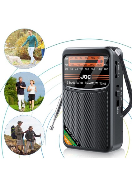 Pocket Radyosu Taşınabilir Mini Tam Bant Radyo Am/fm/sw Radyo Şarj Edilebilir Pil Destekli Kulaklık Miniradio Eski Için (Yurt Dışından) indirimleri