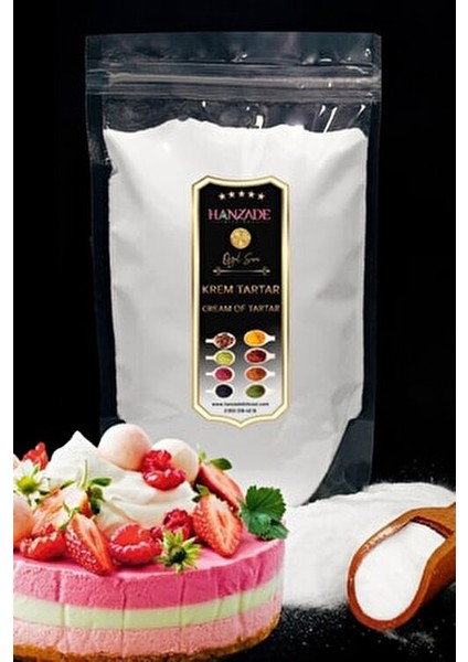 Krem Tartar Potasyum Bitartarat 100 gr Doğal Malzeme ile Kabartma Maddesi