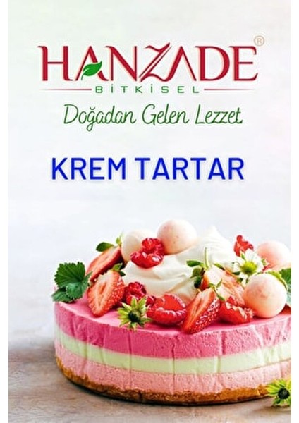 Krem Tartar Potasyum Bitartarat 100 gr Doğal Malzeme ile Kabartma Maddesi