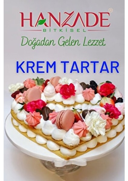 Krem Tartar Potasyum Bitartarat 100 gr Doğal Malzeme ile Kabartma Maddesi