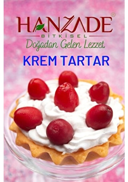 Krem Tartar Potasyum Bitartarat 100 gr Doğal Malzeme ile Kabartma Maddesi