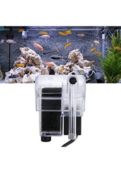 250L Sessiz 3W Akvaryum Filtre Kafa Motoru İç Filtre ile İyi Su Kalitesi Sağlayın
