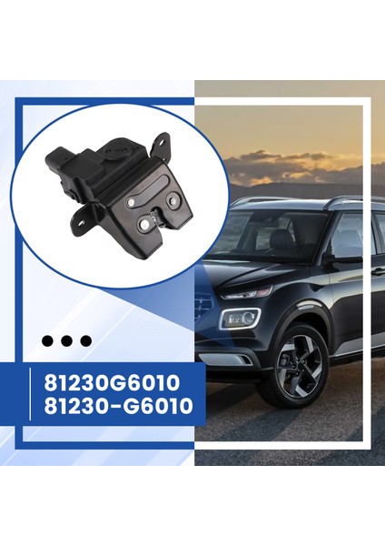 Hyundai Venue 2019+ Kia Picanto Morning 2017+ Için Arka Merkezi Kilit Gövde Kapağı Bagaj Kapağı Mandalı (Yurt Dışından) fırsatları