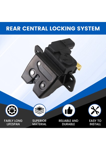 Hyundai Venue 2019+ Kia Picanto Morning 2017+ Için Arka Merkezi Kilit Gövde Kapağı Bagaj Kapağı Mandalı (Yurt Dışından) indirimleri