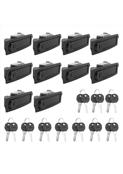 10PCS Sıkıştırma Mandalı Floş Kol Mandal Kilidi Deniz Araba Rv Kapı El Kilidi Ayarlanabilir Kol Mandalları Kalınlık: 1-5mm (Yurt Dışından) fiyatları