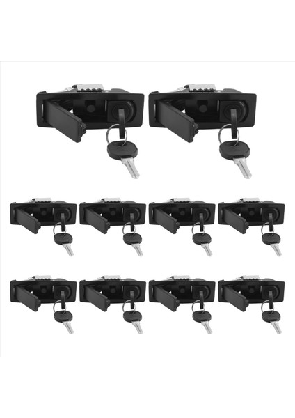 10PCS Sıkıştırma Mandalı Floş Kol Mandal Kilidi Deniz Araba Rv Kapı El Kilidi Ayarlanabilir Kol Mandalları Kalınlık: 1-5mm (Yurt Dışından) indirimleri