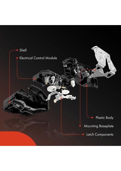 Kia Cerato Forte Için Araba Arka Sol Kapı Kilidi Aktüatör Güç Kilidi Aktüatör Motoru 2008-2013 814101M020 (Yurt Dışından) fiyatları