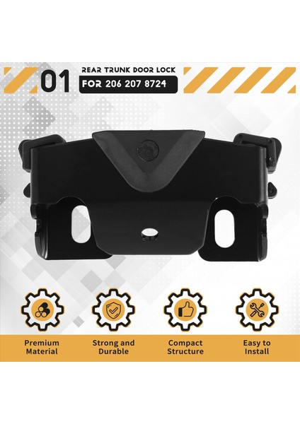 Araba Arka Bagaj Kilidi Bagaj Kapağı Bagaj Kilidi Citroen C2 Peugeot 206 207 8724 C0 (Yurt Dışından) fırsatları