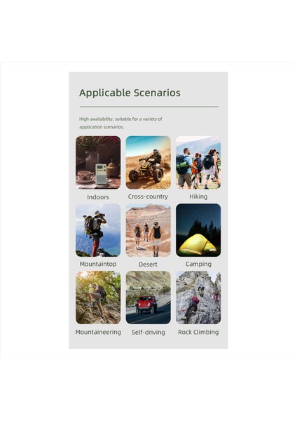 Taşınabilir Walkie Talkie Uzun Aralıklı Iletişim 400-470MHZ El Türlü Radyo Walkie Talkie Açık Hava Için LED El Feneri (Yurt Dışından)