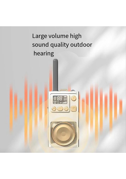 Taşınabilir Walkie Talkie Uzun Aralıklı Iletişim 400-470MHZ El Türlü Radyo Walkie Talkie Açık Hava Için LED El Feneri (Yurt Dışından) indirimleri