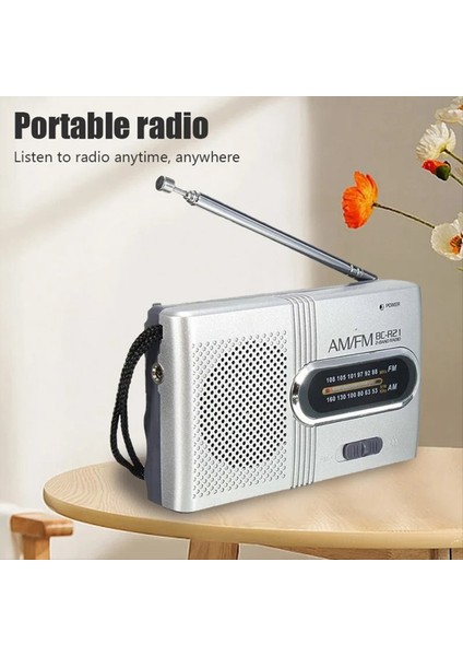 Indin BC-R21 Taşınabilir Mini Am Fm Radyo Stereo Hoparlörler Müzik Çalar Çift Bant Alıcı Kanalı 88-108MHZ Anten (Yurt Dışından) fırsatları