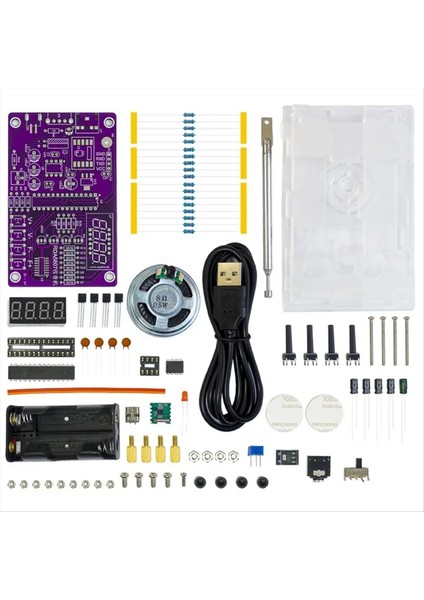 Fm Radyo Montaj Kiti Nixie Tüp Ekran Eğitim Eğitim Monolitik Kaynak Parçalarının Dıy Üretimi (Yurt Dışından)