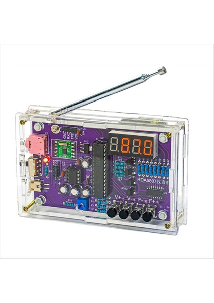 Fm Radyo Montaj Kiti Nixie Tüp Ekran Eğitim Eğitim Monolitik Kaynak Parçalarının Dıy Üretimi (Yurt Dışından) modelleri