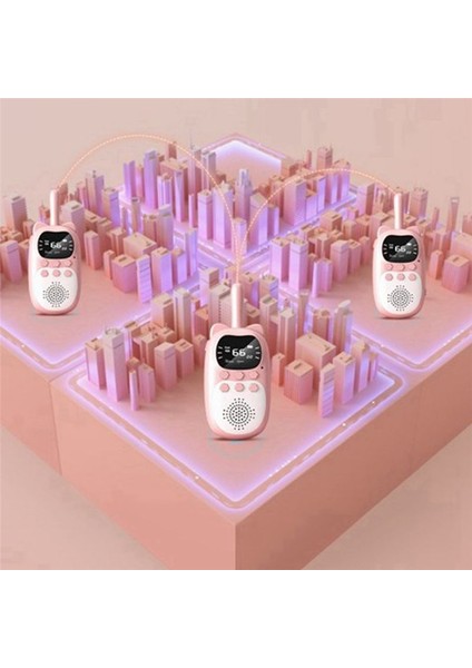 2pcs Tellie Tallie Şarj Edilebilir El Tipi 0 3km Radyo Alıcı -Verici Çocuklar Için Taşınabilir Televizyon (Yurt Dışından)