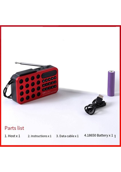 Tgk Güvenilir Fm Radyo Güneşçi Şarjı Kablosuz Radyo Desteği USB Tf Kart Oynat Bluetooth Radyo Alıcı Mavi (Yurt Dışından) modelleri