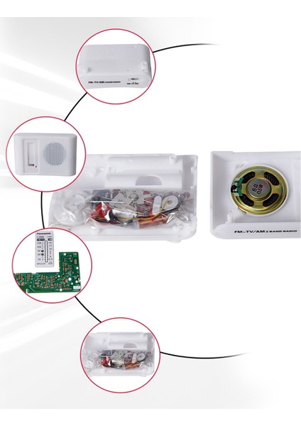 Taşınabilir Fm Am Radyo Dıy Parçaları CF210SP Am/fm Stereo Radyo Kiti Üretim Kiti (Yurt Dışından) fiyatları